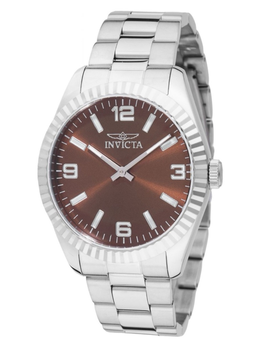 NWTInvicta Specialty 47467 Copper Dial w/ Stainless Steel and Fluted Bezel